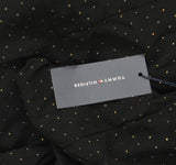 Tommy Hilfiger Surplice Neckline Knee Length Evening Hi-Lo Dress Black Multi 16