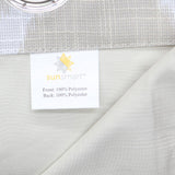 Sun Smart Kagen Printed Ikat Blackout Patio Curtain Taupe Brown 84"x100"