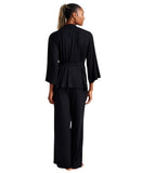 State Of Day Womens Fluid-Knit Pajama Cami Top 100189719MS Black XS