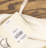 Calvin Klein Womens Cowlneck Camisole Double Strap 44C198G Tofu Off White XL