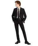 Kenneth Cole Reaction Slim Fit Machine Washable Stretch Dress Pants Black 20R