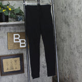Bar III Womens Ponte Elastic Waist Studded Pull On Dress Pants Black XS