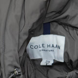 Cole Haan Womens Quilted Hooded Down Maxi Puffer Coat 1677d2fbce96d5 Gray 2XL