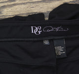 DG2 By Diane Gilman Women's Mini Bootcut Ponte Pants Black 2X Tall