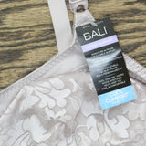 Bali Wire-Free Bra Double Support M-Frame Cushioned Flexible Fit Purple 40D