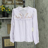 Lc Lauren Conrad Women's Ruffle Puff-Sleeve Blouse WL24W002RS1