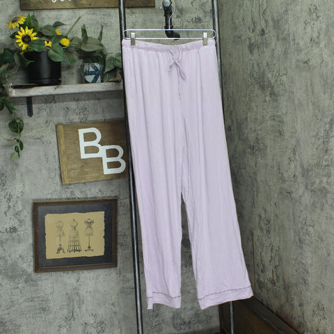 State Of Day Womens Fluid Knit Pajamas Pants 100200401MS Frost Bite Purple XS