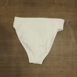 Sanctuary Womens Refresh Rib High Rise Bikini Bottom SARR25552 White M