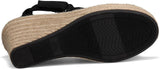 Toms Womens Marisol Platform Wedge Shoes 10016380 Black 7.5M