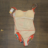 Kona Sol Women's Shirred Front High Coverage One Piece Swimsuit 77605665
