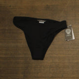 Vince Camuto Womens Standard Solid High Cut Bottom Bikini Swim V09946 Black XS