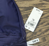 Bar III Womens Wave Solids Longline Bikini Top MBHS25157 Near Nautical Blue XL
