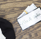 Alex & Sophia Juniors Strapless Rosette-Trim Tub Top Black / Ivory 3/4