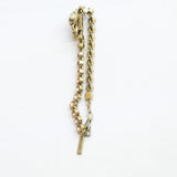 Allison Reed Stone Filigree Flex Bracelet Antique Gold / Rose Gold 7.25"
