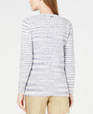 MICHAEL by Michael Kors Women's Petite Pullover Sweater Blue P