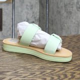 DV by Dolce Vita Womens Heather Slip On Buckle Straps Slide Sandal