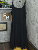 Brooke Shields Women's Timeless Sleeveless Maxi Dress Black PXL