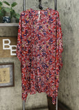 New Rhonda Shear Womens Kimono Robe With Side Ties. 682997-NEW X-Small / Small