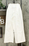 NWT DG2 By Diane Gilman Womens Smocked Palazzo Cotton Jeans Pants. 680780 Small