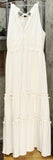 Curations Women's Sleeveless Maxi Dress With Lace Trim