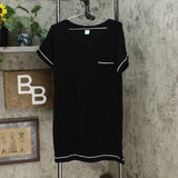 Honeydew Women's 2 Pack Sleep Shirts Black / Pink Large