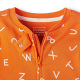 NWT Christian Robinson Baby Alphabet Front Zipper One Piece Pajama 0-3 Months