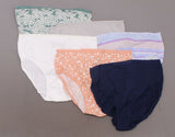 Auden Women's 6 Pairs Cotton Briefs. ZXEMY-Nobox