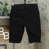 DG2 by Diane Gilman Women's Classic Stretch Pull On Bermuda Shorts Black Medium