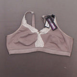Curvy Couture Women's Cotton Luxe Wire Free Bra