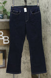 MOTTO Women's Petite Stretch Denim Pull On Boot Cut Jeans