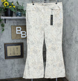 DG2 by Diane Gilman Tall Plus Size  Classic Stretch Printed Flare Jeans