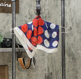 Echo Women's Polka Dot Silk Bandana Square Scarf