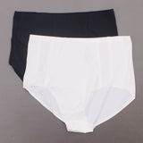 Rhonda Shear Women's 2 Pack Mesh Detail Panties Black/ White XL
