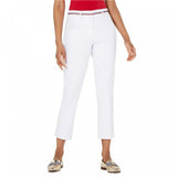 Tommy Hilfiger Women's Ribbon Trim Ankle Pants