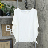 Belle by Kim Gravel Women's TripleLuxe Butterfly Sleeve Knit Top