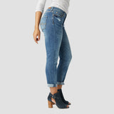 Denizen from Levi's Women's Mid Rise Modern Slim Cuffed Jeans