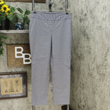 Hilary Radley Women's Tummy Control Panel Pull On Pants Houndstooth Large