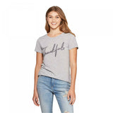 Zoe + Liv Women's Thankful Short Sleeve Graphic T-Shirt