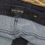 NWT Susan Graver Petite High Stretch Denim Zip Front Ankle Jeans. A372476 20WP