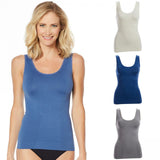 Nearly Nude Women's 3 Pack Seamless Shaping Tank Tops