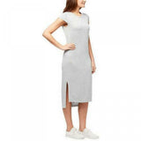 Jessica Simpson Women's Cap Sleeve Side Slit Midi Dress