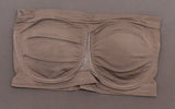 Rhonda Shear Women's Plus Size Underwire Bandeau Bra With Removable Pads