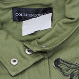 Colleen Lopez Women's Snap Front Butterfly Anorak Jacket With Pockets
