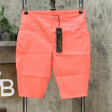 DG2 by Diane Gilman Women's Petite Classic Stretch Pull On Bermuda Shorts