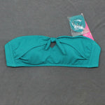 Xhilaration Womoen's Textured Tie-Front Bandeau Bikini Top