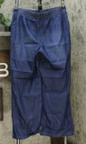 DG2 by Diane Gilman Women's Chambray Woven Wide Leg Pants