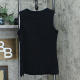 Isaac Mizrahi Live! Women's Essentials Scoop Neck Tank Top Black Medium