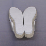 Earth Women's Modena Marigold Leather Perforated Cross Strap Slides