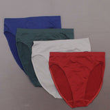 Rhonda Shear 4 Pack Original Ahh High Cut Brief Panties