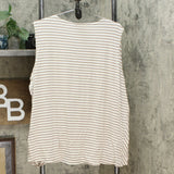 MarlaWynne Women's Plus Size Knit Sleeveless Twist Top